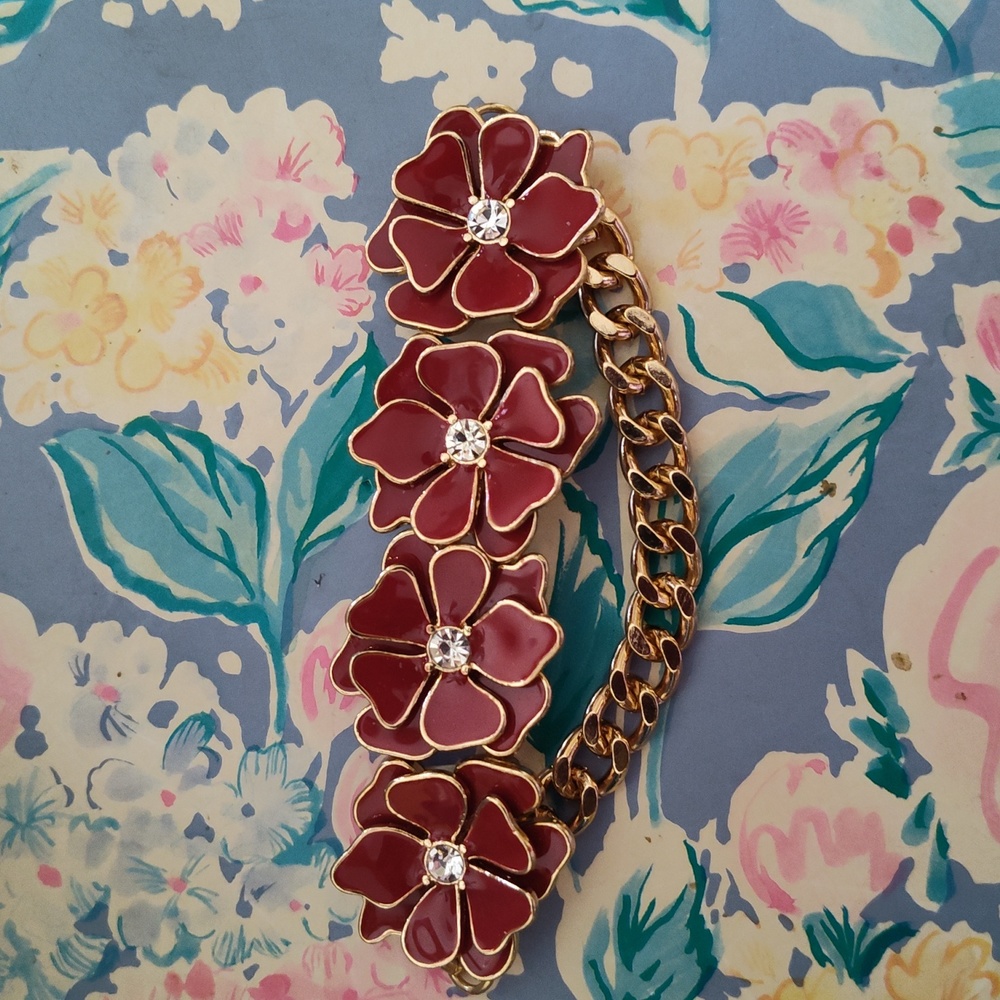 Four Flowers Blooms Bracelet